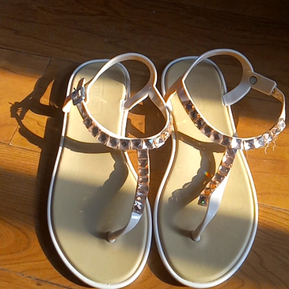 Tan and Rose gold Victoria Adames Women's 8